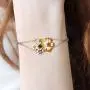 Santuzza Sunflower Bracelets Genuine 925 Sterling Silver Gorgeous Yellow Nano Cubic Zirconia Handmade Enamel Jewelry for Women Santuzza Sunflower Bracelets Genuine 925 Sterling Silver Gorgeous Yellow Nano Cubic Zirconia Handmade Enamel Jewelry for Women
