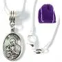 St Gerard Necklace for Pregnancy | Patron Saint of Pregnancy Charm Necklace St Gerard Pendant on a 22 inch Silver Plated Snake Chain Necklace with a Beautiful St Gerard Charm Fertility Charm for Women