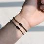 Joycuff Morse Code Bracelets Inspirational Dainty Bangle for Women Mom Daughter Sister Birthday Gifts Handmade Trendy Jewelry for Her Teen Girl Friend Adjustable Wrap Bracelet