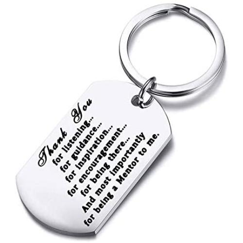 FUSTMW Mentor Gift Boss Appreciation Gift Mentor Keychain Thank You Gifts for Guidance and Inspiration Coworker Leaving Gifts