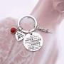 SEIRAA Phlebotomy Technician Jewelry Always Remember You’re Braver Than You Believed Key Chain Gift for Phlebotomist Nurse Phlebotomy Technician