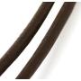 LynnAround Sturdy Beach Choker Surf Necklace Adjustable Genuine 2mm, 3mm Round Brown/Black Leather Cord 16-32''