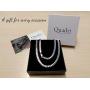 Quadri - Cuban Link Chain in Sterling Silver Solid Italian Jewelry 5mm Diamond Cut Necklace for Men Women Boys Girls - 16 to 30 Inch - 925 Made in Italy Premium Quality - Gift Box Included