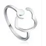 AKTAP Inspirational Gift Sterling Silver Semicolon Ring Mental Health Awareness Jewelry for Women AKTAP Inspirational Gift Sterling Silver Semicolon Ring Mental Health Awareness Jewelry for Women