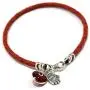 Hamsa Hand Protection Bracelet for Women - Silver Hamsa Charm on Red Leather Evil Eye Bracelet for Women - Ojo Bracelet - Red Protection Bracelet Jewelry - Birthday Anniversary Friendship Gift Hamsa Hand Protection Bracelet for Women - Silver Hamsa Charm on Red Leather Evil Eye Bracelet for Women - Ojo Bracelet - Red Protection Bracelet Jewelry - Birthday Anniversary Friendship Gift