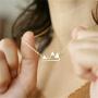 SK Angel Message Card Compass Pendant Necklace Friendship Starfish Good Luck Elephant Pendant Chain Necklace with Gift Card