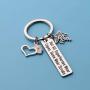 POTIY Funny Nurse RN Gift Nurse Appreciation Keychain Nurses Day Gift Doctor Nursing Jewelry Not All Superheroes Wear Capes Some Wear Scrubs Nurse Life Keychain