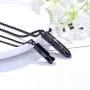 LOYALLOOK 2PCS Cremation Urn Necklace for Ashes Memorial CZ Skull Pendant Necklaces Black Stainless Steel Ashes Necklace Keepsakes Jewelry LOYALLOOK 2PCS Cremation Urn Necklace for Ashes Memorial CZ Skull Pendant Necklaces Black Stainless Steel Ashes Necklace Keepsakes Jewelry