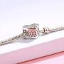 I Love You Forever Charms Mother and Daughter Charm Necklace Pendant 925 Sterling Silver Family Charms for Bracelets Women DIY Christmas Jewellery Gift for Mom Daughter