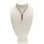 Pearlypearls 3 Freshwater Pearl Pendant Necklace on Black Leather Cord Jewelry for Women 18 Pearlypearls 3 Freshwater Pearl Pendant Necklace on Black Leather Cord Jewelry for Women 18