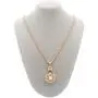 My Prime Gifts Snap Jewelry Gold Plated Designer Pendant & Necklace Length 20+5'' Extender Fits 18-20mm Ginger Style Buttons