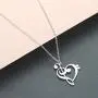Music Note Heart of Treble and Bass Clef Choker Necklace Infinity Love Heart Pendant Necklace Collars Hypoallergenic Jewelry Birthday Gift