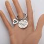 AKTAP OBGYN Gift Midwife Keychain Thank You for Helping Us Welcome Our Sweet Baby Into This World Doula Nurse Jewelry Thank You Gift for Obstetrician Midwife 