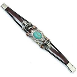 Leather Bracelets for Women Multilayer Bracelets for Women with Genuine Leather Layered Bracelets Boho/Bohemia Style Jewelry for Men and Woman