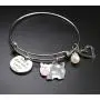 TongXin Funny Cow Jewelry for Women Just a Girls Who Loves Cow Bracelet Cow Themed Farm Gifts Cow Lover Gifts for Girls