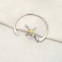 WUSUANED Sunflower Cross Bracelet You Are My Sunshine Jewelry Inspirational Gift for Women Girls