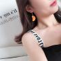 9 Pairs Cute Funny Earrings Toilet Paper Dice Earrings Cherry Face Orange Universe Planet Astronaut Earrings for Girls Women