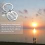 TIIMG Sympathy Keychain Memorial Gifts Loss of Father Mother Husband Dad Son Sister Sympathy Gifts