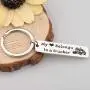 Zuo Bao Trucker Gift Driver Keychain My Heart Belongs to A Trucker Keyring Truck Driver Keychain Zuo Bao Trucker Gift Driver Keychain My Heart Belongs to A Trucker Keyring Truck Driver Keychain