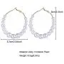 Gold Pearl Hoop Earrings for Women Fashion Lightweight Pearl Earrings Drop Dangle Earrings for Girls Jewelry Gifts Gold Pearl Hoop Earrings for Women Fashion Lightweight Pearl Earrings Drop Dangle Earrings for Girls Jewelry Gifts