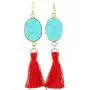 SUNYIK Assorted Semiprecious Stone Dangle Earrings for Women,Crystal Drop Tassel Earrings SUNYIK Assorted Semiprecious Stone Dangle Earrings for Women,Crystal Drop Tassel Earrings