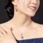 YQXINXIN Freshwater Cultured Pearl Necklace Set ,Classic nearly round pearl necklace set , 925 sterling silver buckle Cultured Pearl Set for Women,Pearl Necklace Set for Women