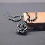 QIANXU Obsidian Pendant Necklace Black Rose Pendant Womens Jewelry Black Jewelry QIANXU Obsidian Pendant Necklace Black Rose Pendant Womens Jewelry Black Jewelry