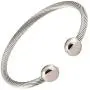 Magnetic Bracelet Bangle Copper Healing Therapy Arthritis Pain Cuff (Silver) Magnetic Bracelet Bangle Copper Healing Therapy Arthritis Pain Cuff (Silver)