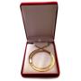 14k Yellow Solid Gold Imperial Herringbone Chain Necklace, 6.0mm