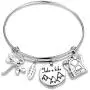 KUIYAI Take A Hike Bracelet Hiking Charm Bracelet Nature Outdoor Gift for Hiker Mountain Jewelry KUIYAI Take A Hike Bracelet Hiking Charm Bracelet Nature Outdoor Gift for Hiker Mountain Jewelry