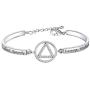 AA Recovery Bracelet Serenity Prayer Alcoholics Anonymous Jewelry Serenity Courage Wisdom Sobriety Gift