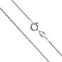 Honolulu Jewelry Company Sterling Silver 0.8mm Box Chain, 14'' - 36''