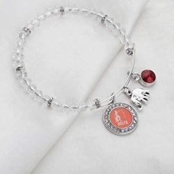 AKTAP Delta Sigma Theta Sorority Gifts Red Elephant Bracelet DST Inspired Greek Greece Sorority Gift