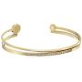 Michael Kors Logo Disc and Pave Jewelry Gift Cuff Bracelet