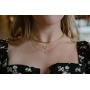 Tewiky 14k Gold Plated/Silver Paperclip Link Chain Choker Necklace Simple Dainty Jewelry for Women Girls