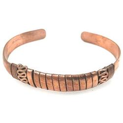 Handmade Copper Solid Copper Bracelet for Balance and Healing