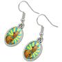 GRAPHICS & MORE Scooby-Doo Character Novelty Dangling Drop Oval Charm Earrings