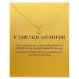 GUGELIVES Friendship Sun God Light Clavicle Necklace with Blessing Card,Small Dainty Gold Pendant Necklace for Women Gift Card