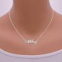 Moonlight Collections 925 Sterling Silver Custom Pendant Personalized Name Necklace