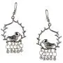 Efulgenz Boho Vintage Antique Ethnic Gypsy Tribal Indian Oxidized Silver Bird Dangle Jewelry Earrings Set Efulgenz Boho Vintage Antique Ethnic Gypsy Tribal Indian Oxidized Silver Bird Dangle Jewelry Earrings Set