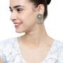 Aheli Afghan Bohemian Oxidized Flower Shape Jhumki Jhumka Earrings Ethnic Party Antique Jewelry for Indian Women Girls