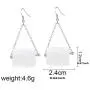 Handmade Toilet Paper Hook Earrings Funny Acrylic Toilet Paper Drop Earrings Jewelry for Women Teen Lightweight Toilet Paper Jewelry