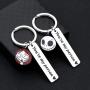 UJIMS The Nightmare Before Christmas Inspired Gifts Jack and Sally Keychain Set of 2 for Boyfriend Girlfriend Movie Fan Jewelry