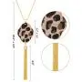 Hicarer 4 Pack Leopard Jewelry Set Y-Shape Tassel Necklace Leopard Rhombus Hook Dangle Earrings Multilayer Bracelet Hicarer 4 Pack Leopard Jewelry Set Y-Shape Tassel Necklace Leopard Rhombus Hook Dangle Earrings Multilayer Bracelet