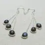 Labradorite Earrings Long Earrings, 925 Sterling Silver Earrings Womens Jewelry Party Birthday Mothers Gift 3'' Labradorite Earrings Long Earrings, 925 Sterling Silver Earrings Womens Jewelry Party Birthday Mothers Gift 3''