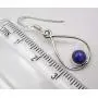 SilverStarJewel Navy Blue Lapis Lazuli Earrings 1.4'' 925 Sterling Silver New Jewelry SilverStarJewel Navy Blue Lapis Lazuli Earrings 1.4'' 925 Sterling Silver New Jewelry