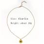 liwen Women Sunflower Necklace Sunflower Earrings .Friendship Jewelry for Sister Best Friend Mom Daughter Granddaughter Women and Girls Birthday Gift