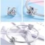 BETTY&SARAH 925 Sterling Silver Letter Charms for Pandora Bracelets Alphabet Initial Beads Jewelry Gift for Women