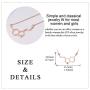 LUHE Sterling Silver Serotonin Molecule Necklace, Bracelet, Caffeine Molecule Necklace for Women