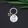 CYTING Bumble Bee Keychain Bee Humble Bee True Bee Wild Bee You Inspirational Keychain Bee Jewelry Motivational Gift
